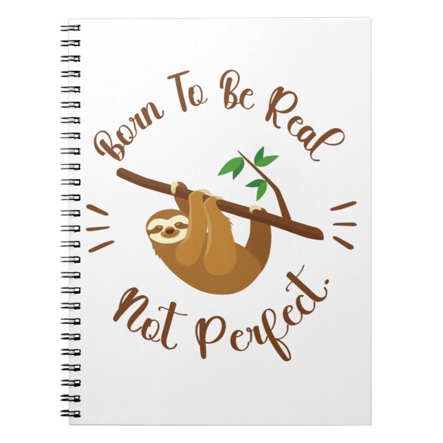 Cuaderno Nacido para ser real no perfecto (Frente)