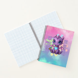Cuaderno Nacido para ser único Dragón lindo - Conciencia de