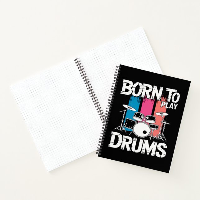 Cuaderno Nacido Para Tocar Batería (Interior)