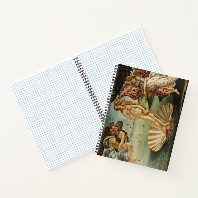Cuaderno Nacimiento de Botticelli del Renacimiento Italiano (Interior)