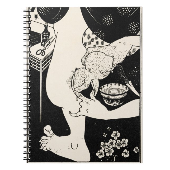 Cuaderno Nacimiento del becerro de la pierna, ilustracion (Frente)