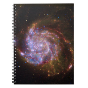 Cuaderno Nacimiento estelar en el volante: Galaxia M101