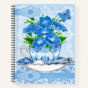 Cuaderno Nacimiento Flor y Gem Septiembre Lace Large