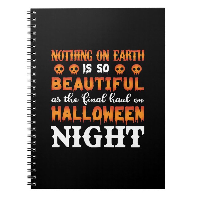 Cuaderno Nada De Halloween En La Tierra (Frente)