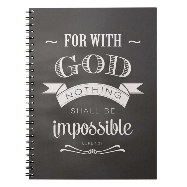 Cuaderno Nada es imposible (Frente)
