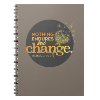 Cuaderno Nada Perdura Pero Cambiar Diario