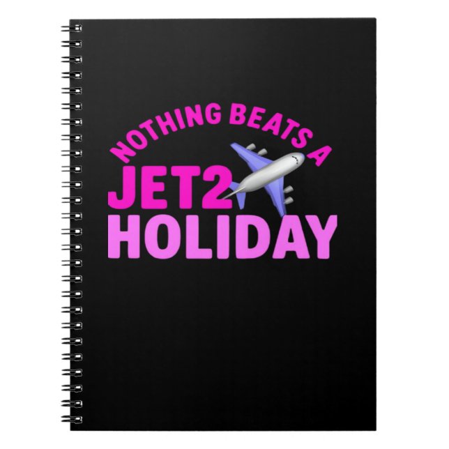 Cuaderno Nada supera a un tragamonedas Jet2 Holiday Meme (Frente)