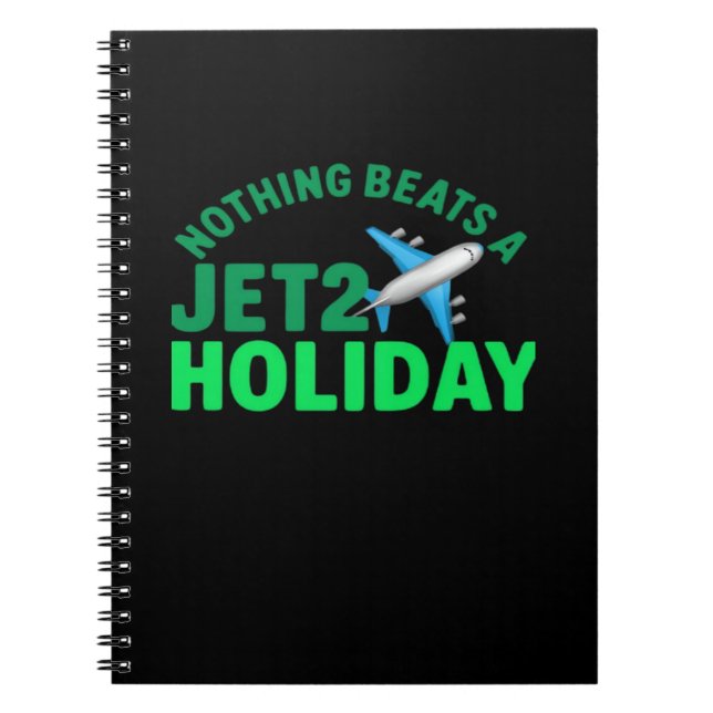 Cuaderno Nada supera a un viral y meme de vacaciones Jet2 (Frente)