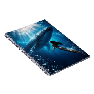 Cuaderno Nadando con un gentil gigante del océano