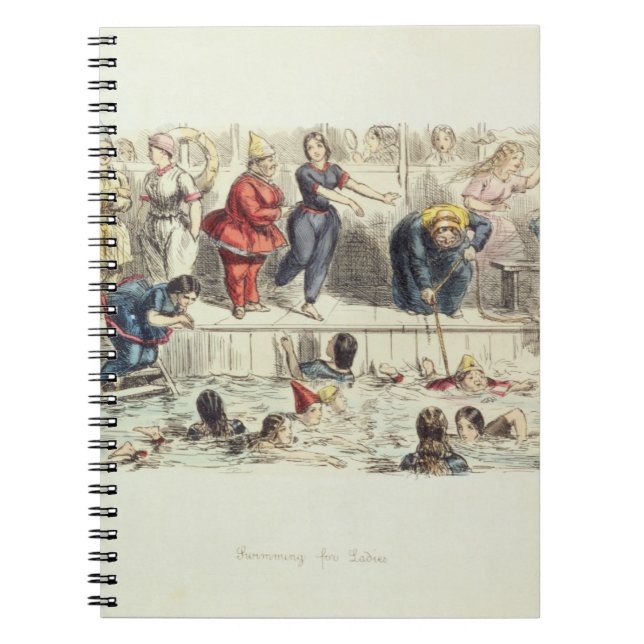 Cuaderno Nadando para las señoras, 1844 (litho) (Frente)