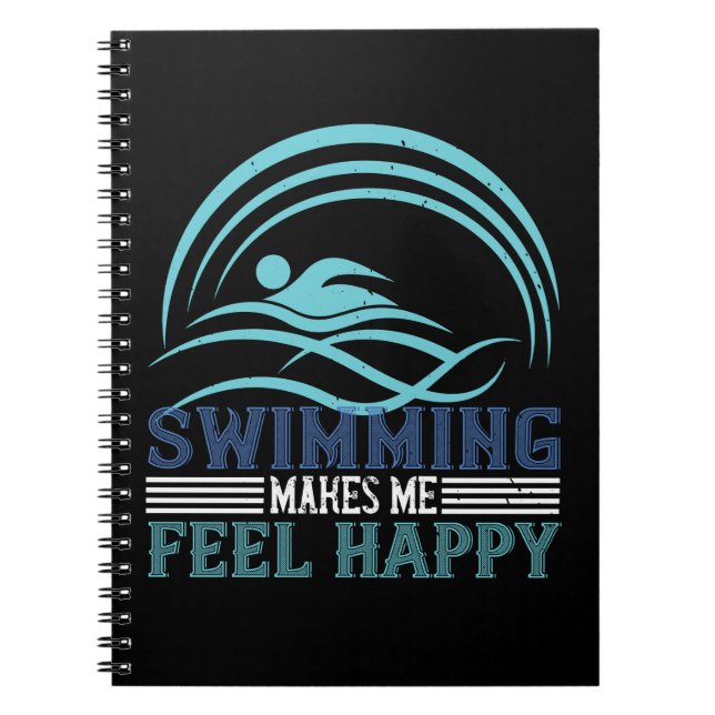 Cuaderno Nadar - Nadar me hace sentir feliz (Frente)