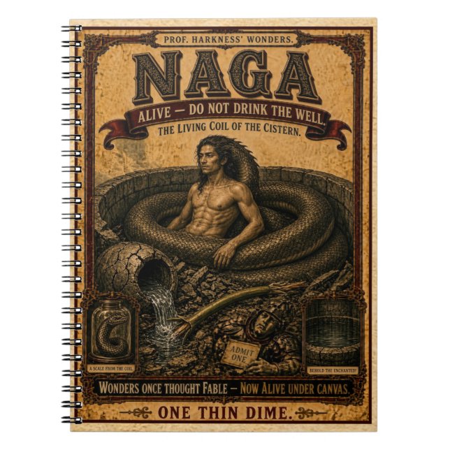 Cuaderno Naga, Monstruo de Circo Antiguo (Frente)