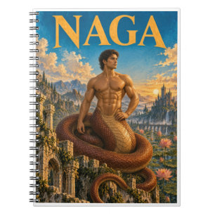 Cuaderno Naga, Monstruo de Fantasía Gótica