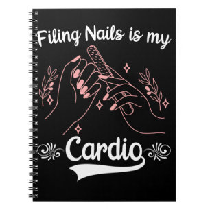 Cuaderno Nail Tech Sport Cosméticos Nail Filing Manicurist