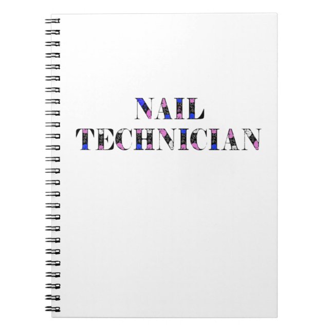 Cuaderno Nail Technician Notebook (Frente)