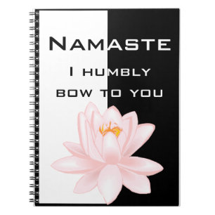 Cuaderno Namaste con símbolo de OM