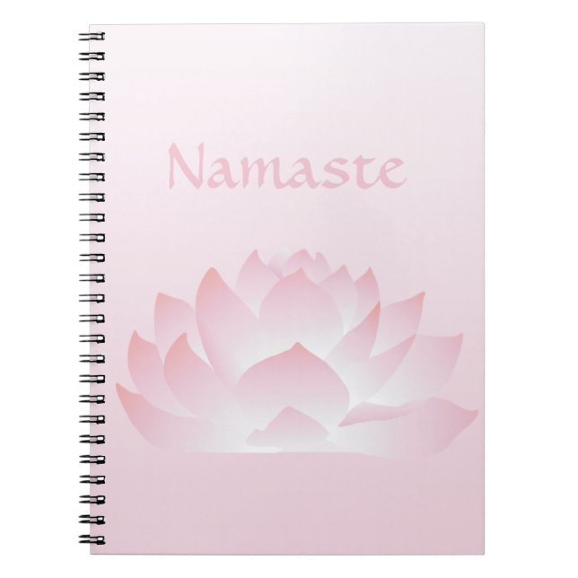 Cuaderno Namaste Lotus Flower Pink Notebook (Frente)