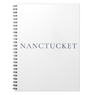 Cuaderno Nantucket Notebook Revista Costera Elegante