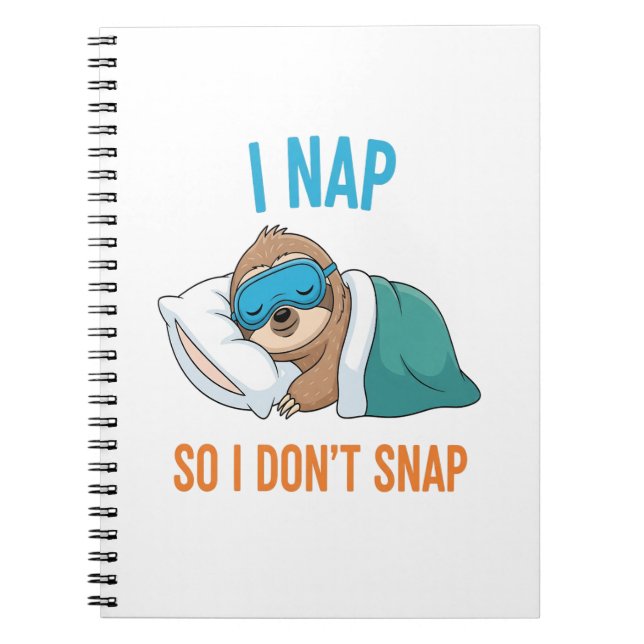 Cuaderno Nap para que no me muevas. (Frente)
