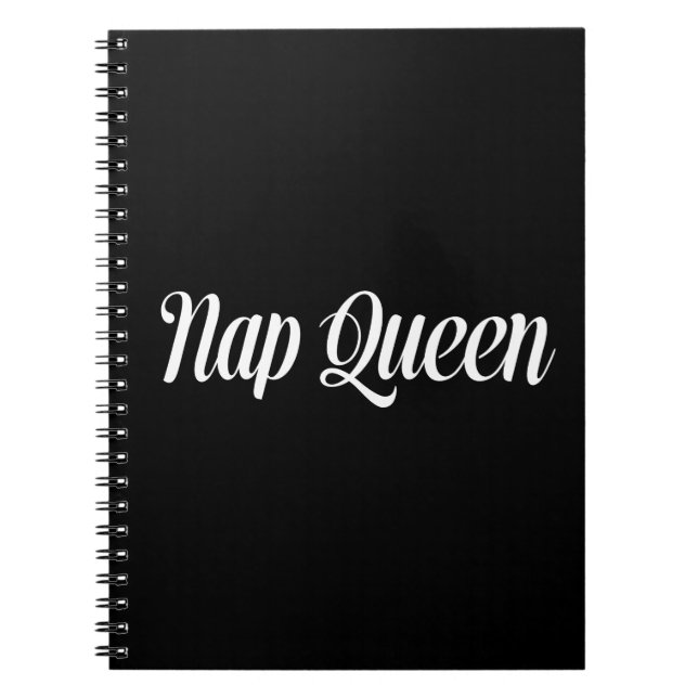 Cuaderno Nap Queen Typography (Frente)