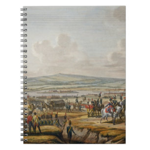 Cuaderno Napoleon que visita el cerco trabaja en Danzig