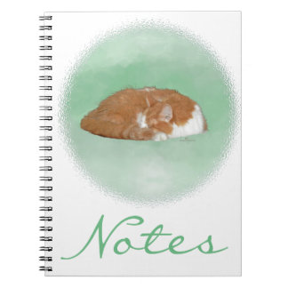 Cuaderno Napping Naranja Kitty