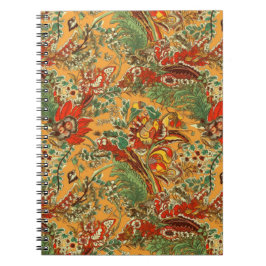 Cuaderno Naranja amarillo al estilo balinés de los Batik in