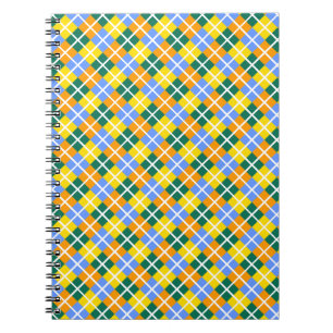 Cuaderno Naranja amarillo verde azul