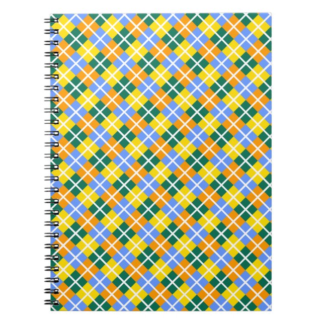 Cuaderno Naranja amarillo verde azul (Frente)