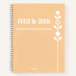 Cuaderno naranja bebé