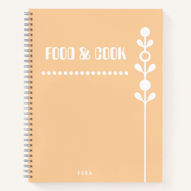 Cuaderno naranja bebé (Anverso)