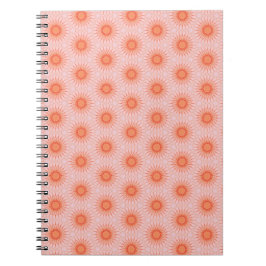Cuaderno Naranja Brillante y Rosa Melocotón