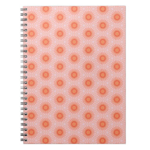 Cuaderno Naranja Brillante y Rosa Melocotón