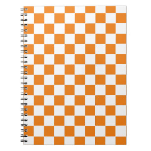 Cuaderno Naranja controlado y blanco
