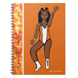 Cuaderno Naranja de bailarina Despertador portátil #1