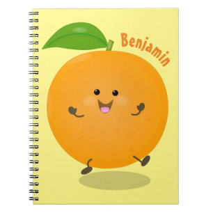 Cuaderno Naranja de danza dulce cítricos
