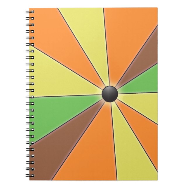 Cuaderno Naranja de la rueda de color (Frente)