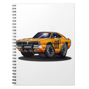 Cuaderno Naranja de músculo clásico - Elegir color de fondo