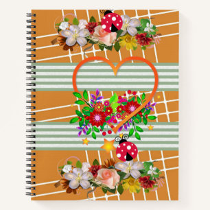 Cuaderno Naranja de parásitos para portátiles espirales
