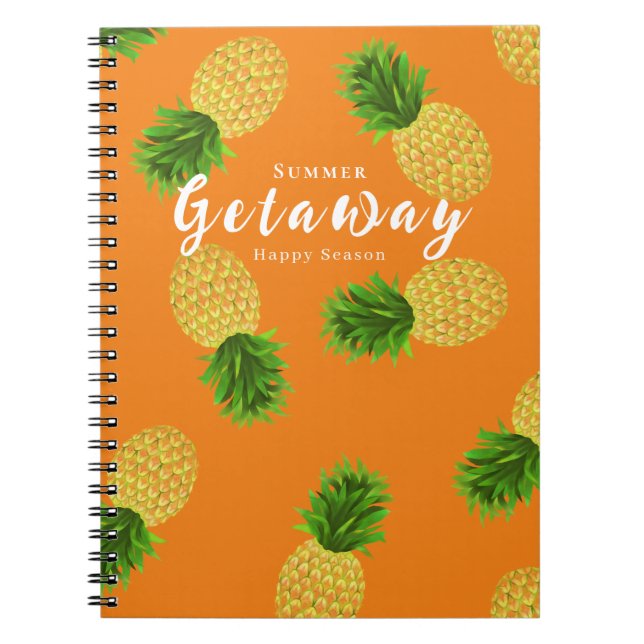 Cuaderno Naranja de piña (Frente)