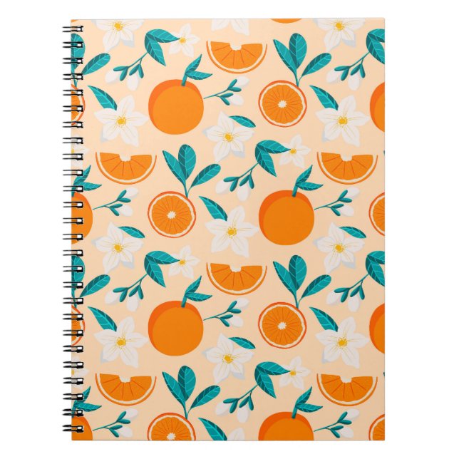 Cuaderno Naranja Diversión Cítrica (Frente)