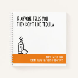 Cuaderno Naranja estándar de Tequila Lover