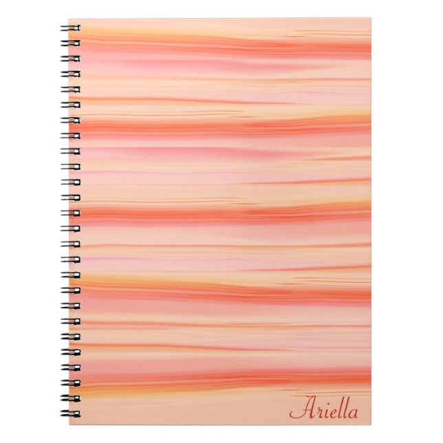 Cuaderno Naranja Frambuesa (horizontal) (Frente)