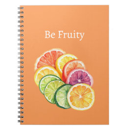 Cuaderno Naranja Fruta Cítrica Sé Frutal
