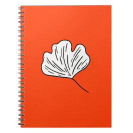 Cuaderno Naranja Ginkgo Resiliencia y Esperanza