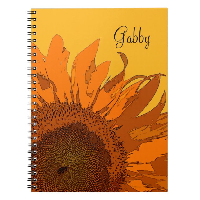 Cuaderno Naranja Girasol (Frente)