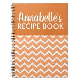 Cuaderno Naranja: libro de recetas de cocina familiar moder