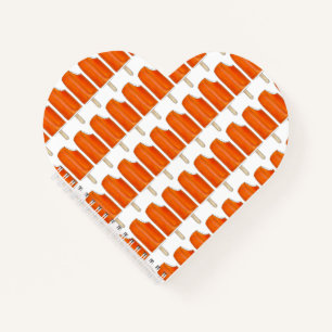 Cuaderno Naranja personalizado Crema de helado creamísta pa