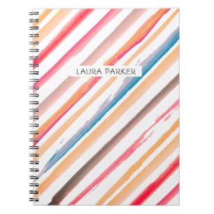 Cuaderno Naranja Rosa A La Banda Mínimo Profesional Girly