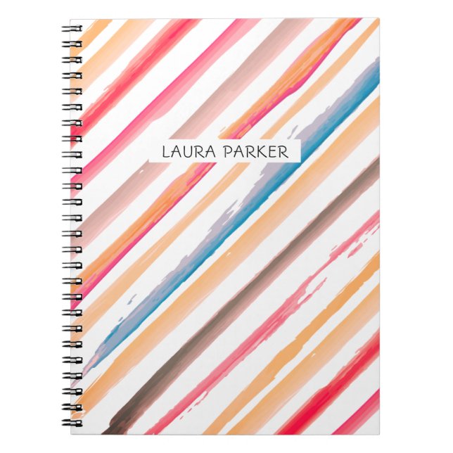 Cuaderno Naranja Rosa A La Banda Mínimo Profesional Girly (Frente)
